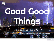 Tablet Screenshot of goodgoodthings.net